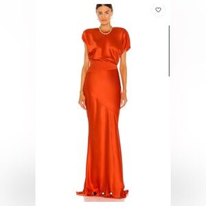 Zhivago Bond Gown In Flame Size 8